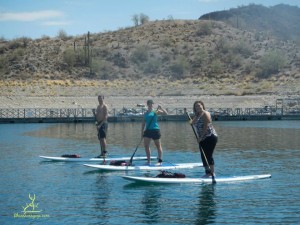 Yoga:SUP Jul 12 - Evan, Kris, Nicole