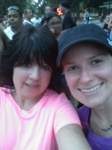 Terri & Kristin selfie NCPD Memorial 5k