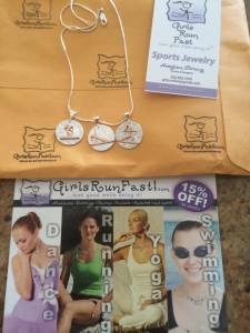 Girls Run Fast - Yoga:sup charms in mail