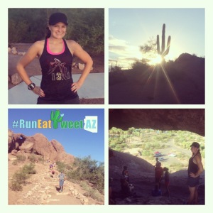 RunEatTweetAZ Papago Park pic collage